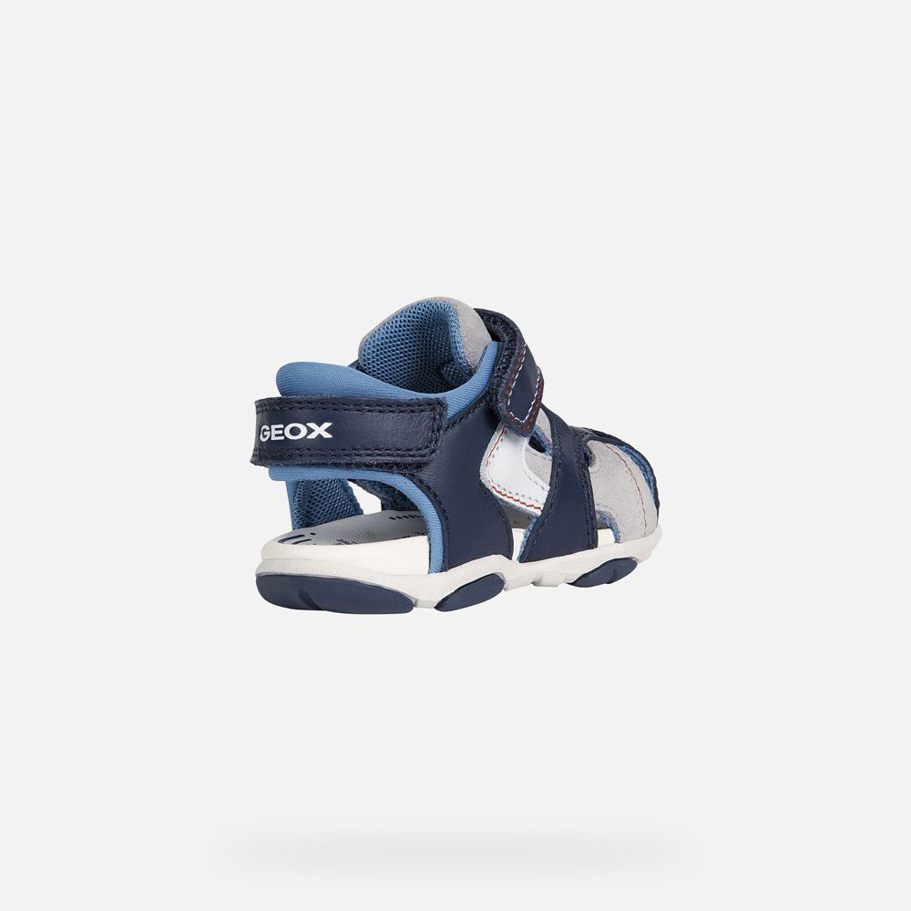 Sandales Geox Agasim Boy - Bleu Marine - Bebe 063289-JCX